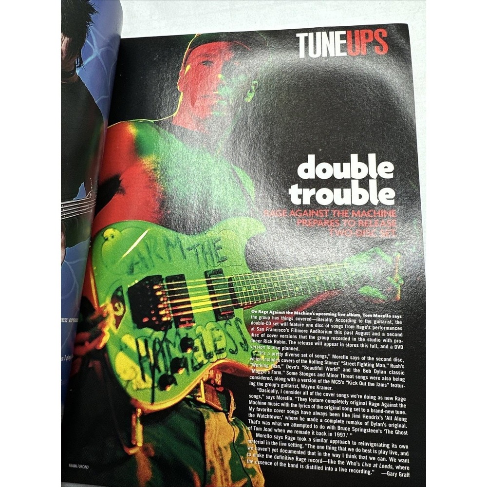 Guitar‎ World (Nov 2000 ) Illustrated Jimi Hendrix Mitch Mitchell Rock Music Y2K - Picture 4 of 11